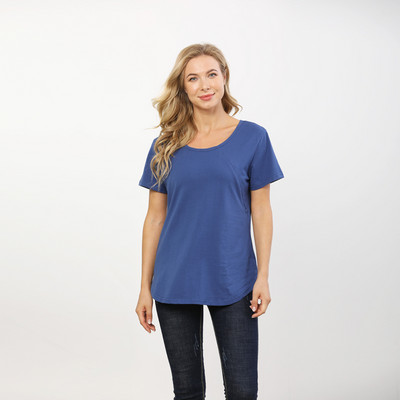 Liela izmēra T-krekls ar īsām piedurknēm grūtniecēm, barojot bērnu ar krūti, barojot bērnu ar krūti.