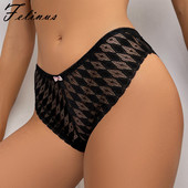 Felinus jaunas sieviešu mežģīņu biksītes Seksīgas biksītes ar zemu vidukli, dobas apakšbikses vienkrāsainas apakšveļas ērta sieviešu apakšveļa