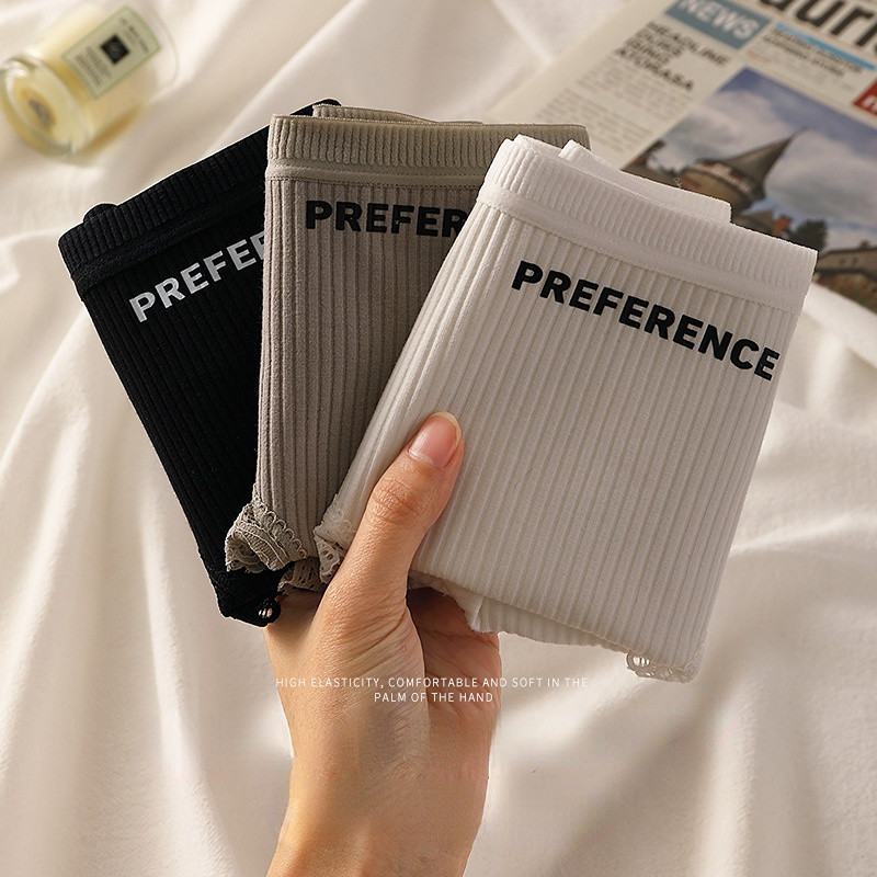 Sieviešu kokvilnas brazīliešu biksītes M-XL vidēja augstuma vienkrāsu apakšveļa Sieviešu ērtas apakšbikses Meiteņu biksītes intīmas