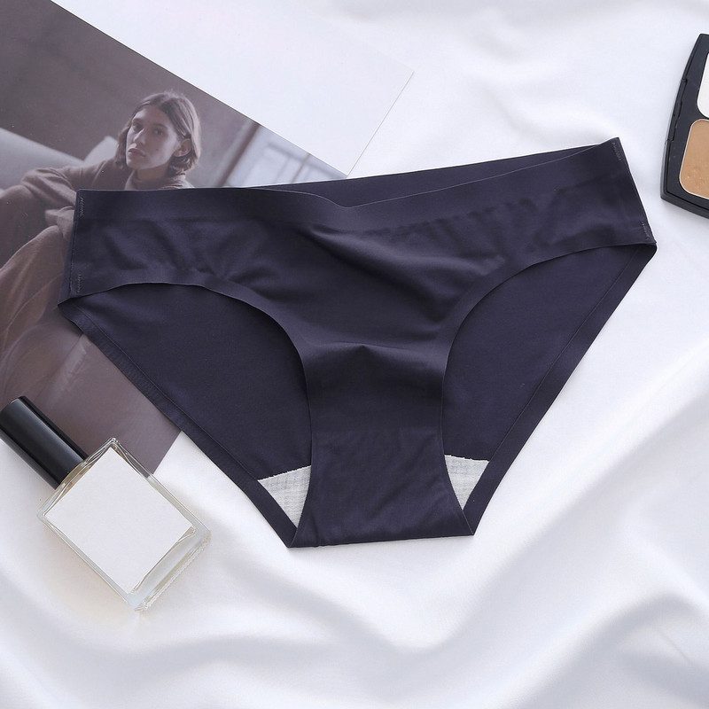 Naiste aluspesu Tüdruk Jäljeta õhukesed lühikesed püksid Puuvillased menstruaalpüksid Elastsed aluspesu Puuvillased stringid Ropa Sisustus Femenina