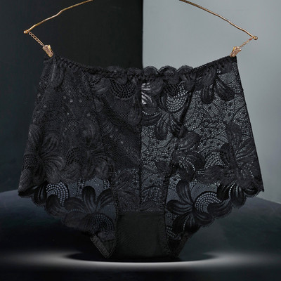 Sieviešu seksīga, dobu mežģīņu apakšveļa ar augstu vidukli Lieliska elastība, caurspīdīga kokvilnas kājstarpes briestām sievietēm, elpojošiem, plāniem bikses