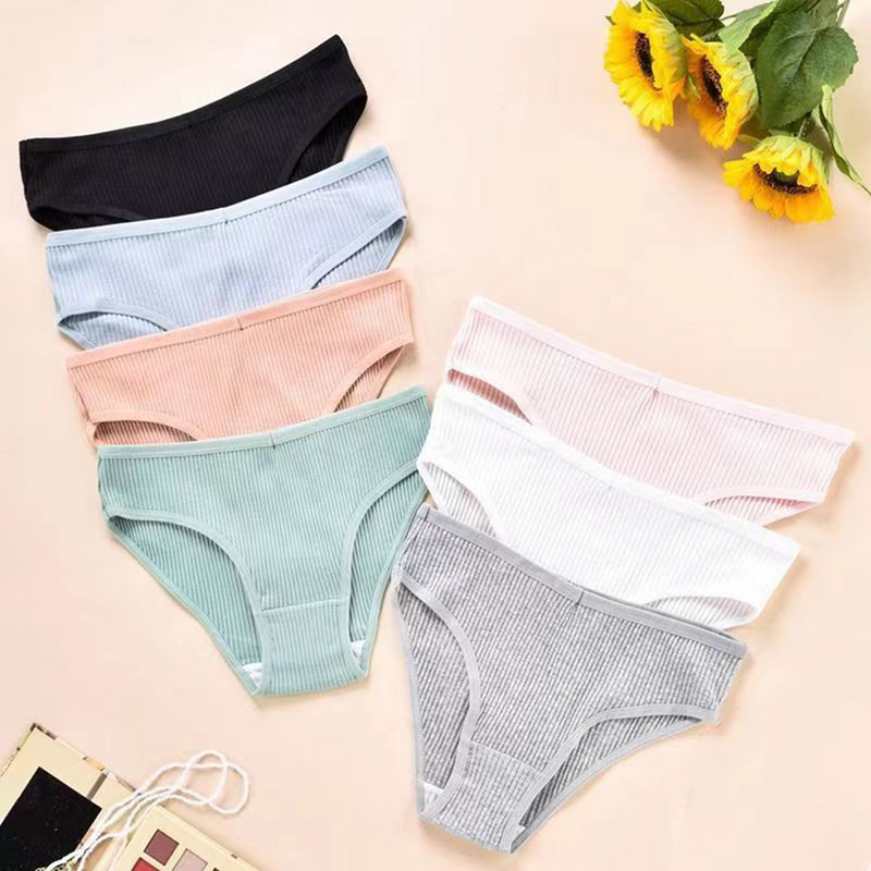10 gab. Komplektā Kokvilnas sieviešu apakšveļa Augstas kvalitātes seksīgas biksītes ar zemu vidukli bezšuvju sporta apakšbikses intīmas apakšveļas vairumtirdzniecība