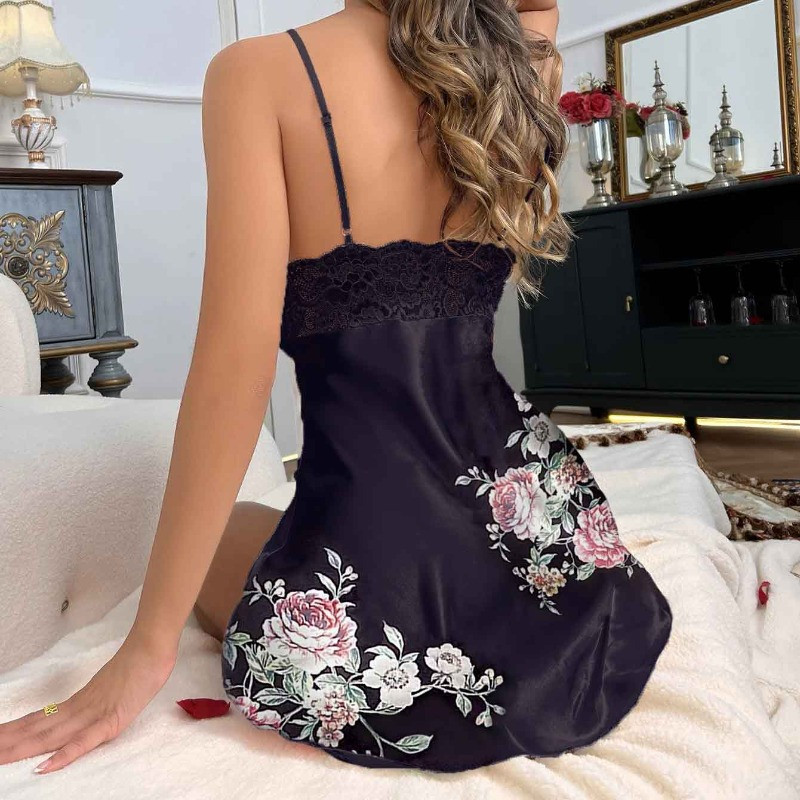 Čipkana prozirna spavaćica Spavaćica Ženska spavaćica Seksi žensko donje rublje Erotsko donje rublje