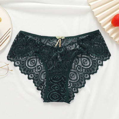 Felinus Nove gaćice Žensko čipkasto donje rublje Seksi gaćice niskog struka Jednobojne izdubljene gaćice Bešavno udobno žensko donje rublje