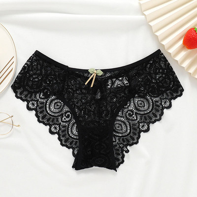 Felinus Nove gaćice Žensko čipkasto donje rublje Seksi gaćice niskog struka Jednobojne izdubljene gaćice Bešavno udobno žensko donje rublje