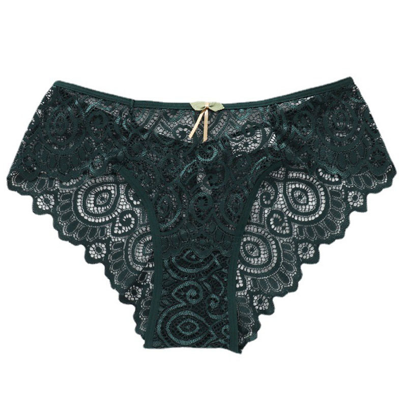 Felinus Nove gaćice Žensko čipkasto donje rublje Seksi gaćice niskog struka Jednobojne izdubljene gaćice Bešavno udobno žensko donje rublje