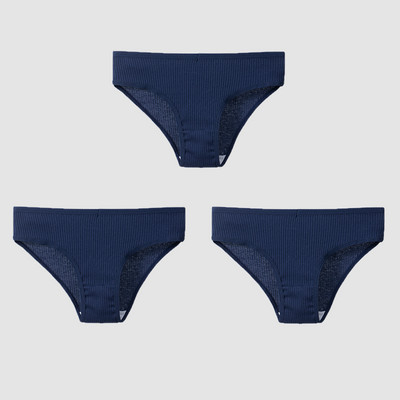 TrowBridge 3TK/komplekt Naiste aluspüksid Puuvillane Seksikas Aluspesu Naiste Triibuline Hingavad püksid Lihtne Hubane Pesu Sport Aluspüksid