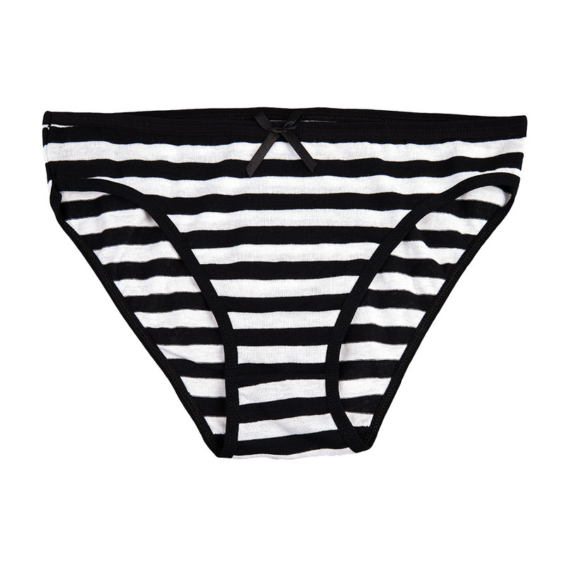 Chiloți din bumbac pentru femei Slip pentru fete Ms.cotton lenjerie de corp bikini lenjerie sexy Slip de damă sexy lenjerie de corp cu dungi pentru femeie 3 buc/set
