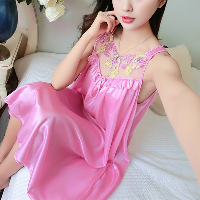 Vasaras sieviešu seksīgs guļamveļa miegs Jauns sieviešu naktskleita Sieviešu mājas apģērbs Jutekliska apakšveļa naktskrekls