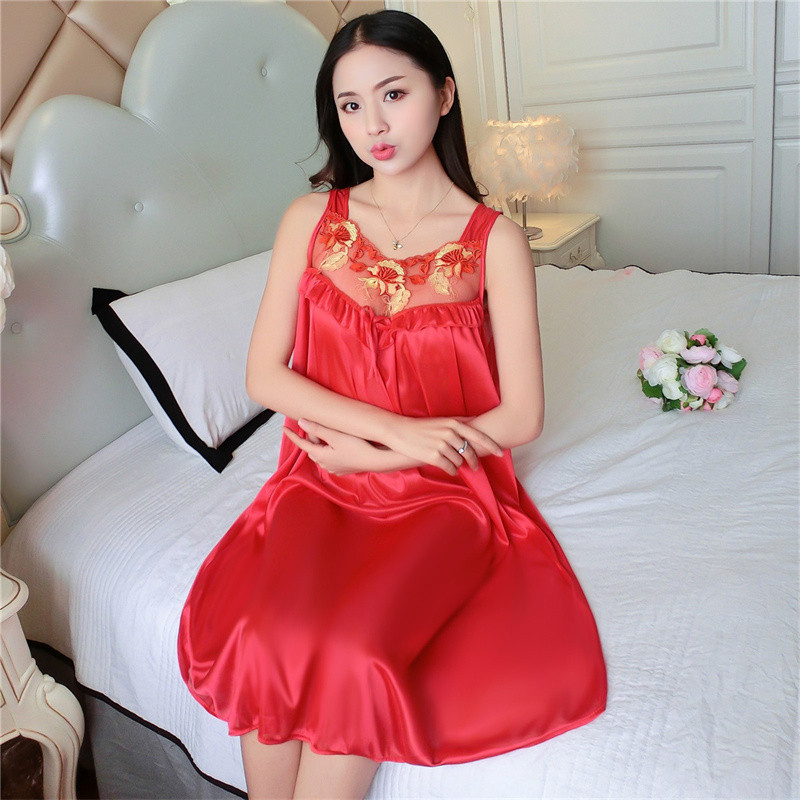 Vasaras sieviešu seksīgs guļamveļa miegs Jauns sieviešu naktskleita Sieviešu mājas apģērbs Jutekliska apakšveļa naktskrekls