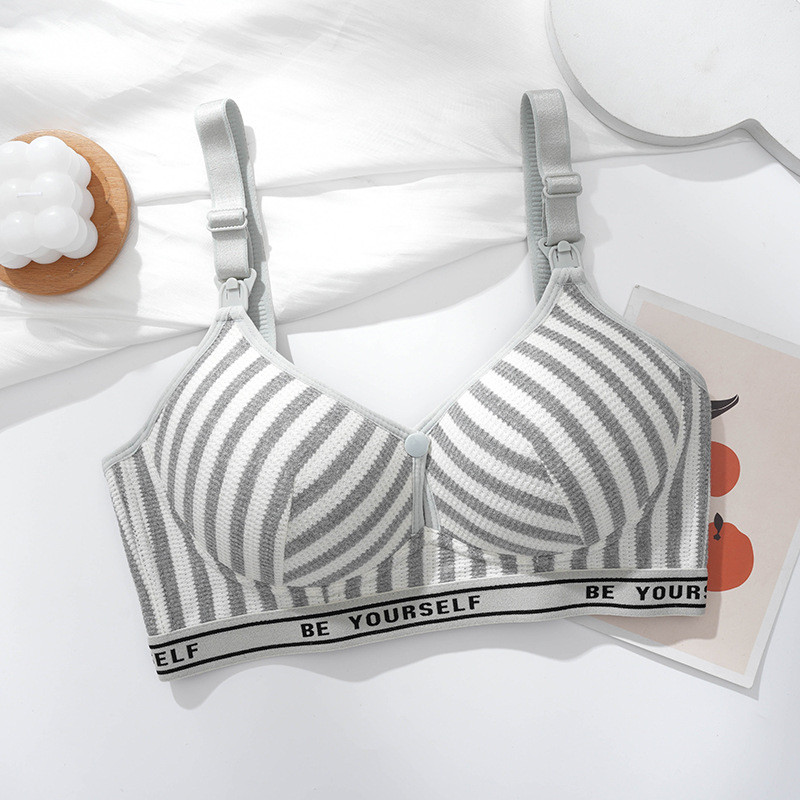 Sievietēm mamma barojoša apakšveļa Sievietēm Mamma Kokvilna Grūtniecēm Krūšturis Sieviešu Sieviešu Mamma Bez tērauda gredzena zīdīšanas krūšturis