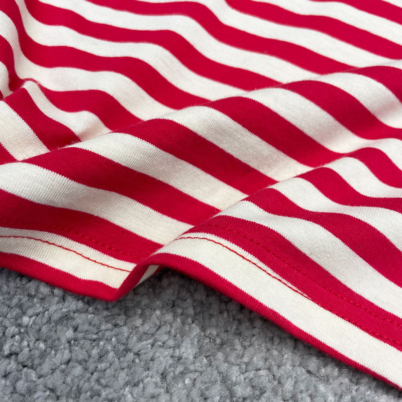 Rasedate rinnaga toitmise top triibuline puuvillane imetamistops T-särk rasedatele naistele Suvised särgid lühikeste varrukatega rasedus-T-särk