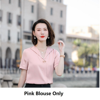 2021. gada vasaras biroja Sieviešu darba apģērbs Blūzes Sieviešu Topi Apģērbi OL Formāli Uniformas Dizaina Biznesa krekls sievietēm Liela izmēra 5XL