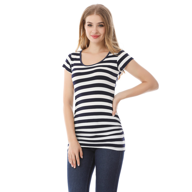 Vasaras krekls grūtniecēm sievietēm liela izmēra krekls ar īsām piedurknēm vienkrāsains mīksts viskozes audums