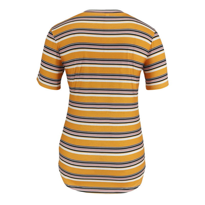 Nova odjeća za trudnice Ženske majice za trudnice kratkih rukava Ležerne prugaste majice za dojenje Majice kratkih rukava Majice za dojenje Trudnice