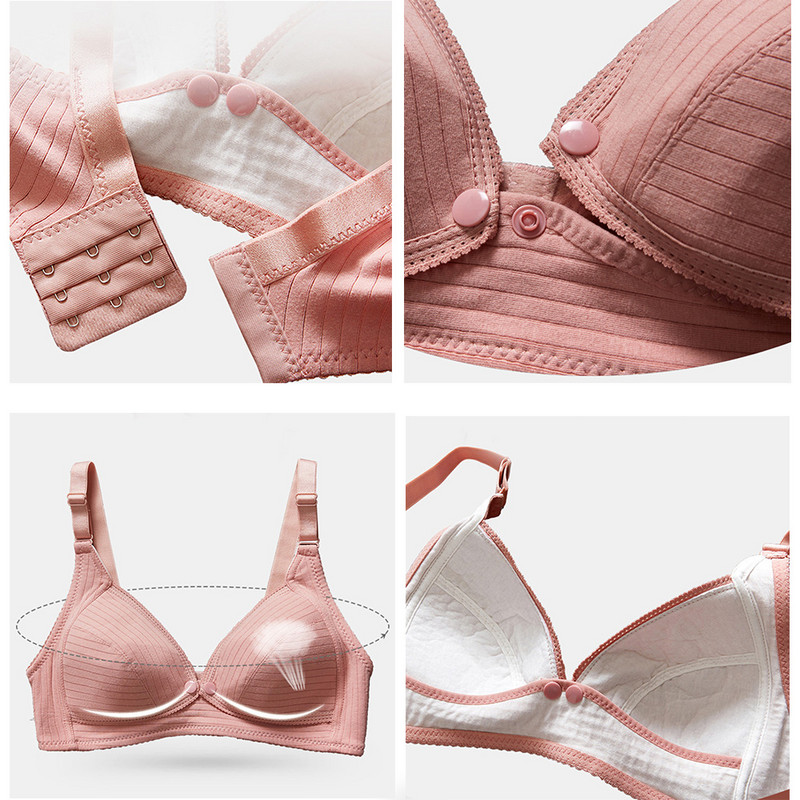 Don&Judy Mugavad pehmest puuvillast juhtmevabad rinnahoidjad rinnahoidjad rasedatele naiste aluspesu riided