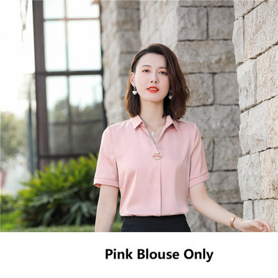 Ljetna uredska ženska radna odjeća 2021. Bluza Ženska gornja odjeća OL Formalni dizajni uniformi Poslovna košulja za žene veće veličine 5XL