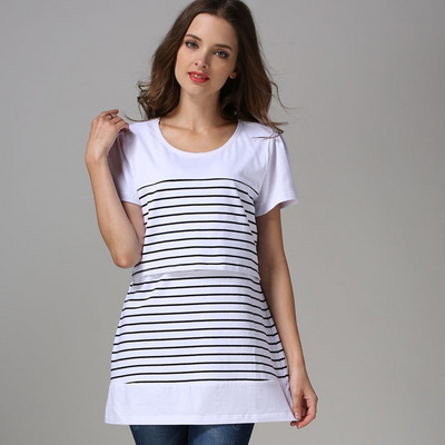 Jauns ikdienas maternitātes apģērbs grūtniecēm, kas baro bērnu ar krūti, grūtniecēm, kas baro bērnu ar krūti.