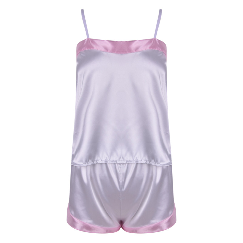 Satiinist pidžaama Seksikas pidžaama öösärk, magamisriided Koduriided Topid ja lühikesed naiste siidist pidžaamad ühevärvilised naiste pidžaamakomplekt 2023 Uus