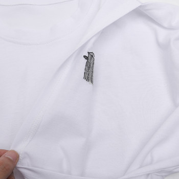 Κέντημα Μονόχρωμο Χαλαρό Μπλουζάκι Θηλασμού κοντομάνικο Βαμβακερό Ρούχα Θηλασμού Ρούχα Εγκυμοσύνης 8500