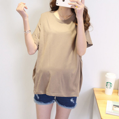 Rasedate naiste rasedatele mõeldud riided nukuvarrukad lühikeste varrukatega topid Raseduse T-särk rinnaga toitmise riided Ropa rasedate T-särk