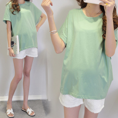 Rasedate naiste rasedatele mõeldud riided nukuvarrukad lühikeste varrukatega topid Raseduse T-särk rinnaga toitmise riided Ropa rasedate T-särk