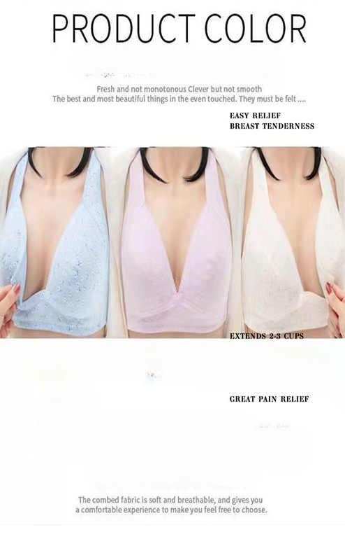 Rinnaga toitmise rinnahoidja Suures suuruses puuvillane eest avatud nööbiga surumine ilma traadita õhuke rinnahoidja imetavatele rasedatele naistele