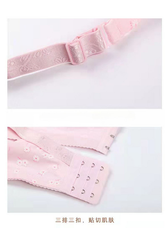 Rinnaga toitmise rinnahoidja Suures suuruses puuvillane eest avatud nööbiga surumine ilma traadita õhuke rinnahoidja imetavatele rasedatele naistele