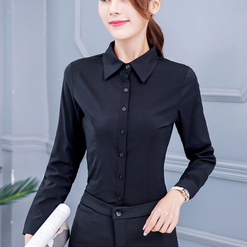 Sieviešu krekli Balts krekls Sieviešu krekli ar garām piedurknēm Sieviešu topi Rozā kreklu blūze Sieviete Basic 2023 Mode Sieviešu apģērbs Blūzes