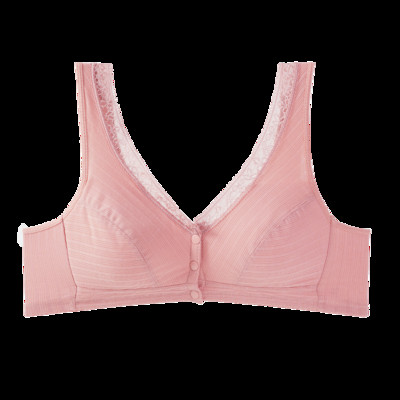 Rasedatele mõeldud pitsist rinnahoidja rinnahoidja eest, avamisnupp rinnahoidja rinnahoidja, pehme hingav magamispesu, suur ühevärviline rinnahoidja