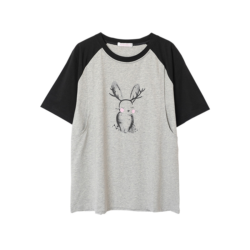 Armas jänku rasedate naiste triiksärk rinnaga toitmise T-särk Rasedatele naistele Rasedatele Riided Top Dropshipping 5037B