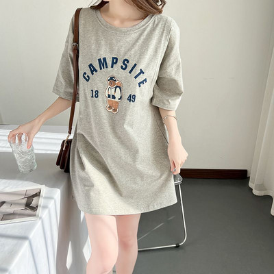 2024 Ljetna majica kratkih rukava za trudnice i dojilje Modni print Ženska odjeća za dojenje Majčine majice za trudnice