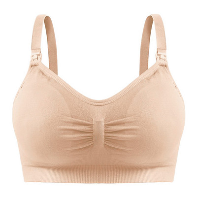 Imetamisrinnahoidja ülemine pannal ja ilma terasrõngata kahekihiline õmblusteta sünnitusjärgne rinnahoidja eemaldatav rinnahoidja