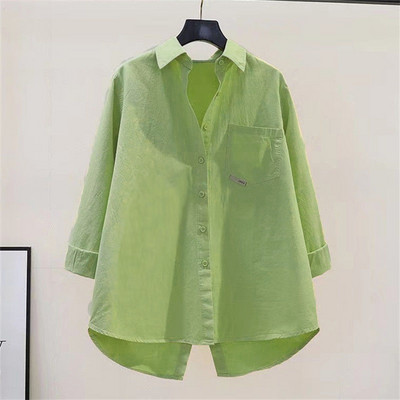 2024. gada jauns, svaigs un moderns, brīvs sieviešu tops, daudzpusīgs un šaurām svītrām veidots krekls sievietēm