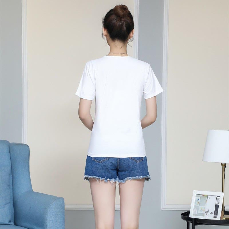 Kismama nyári pamut Kismama ruházat Anyu, hogy legyen rövid ujjú terhes póló felsők Női akciós pólók