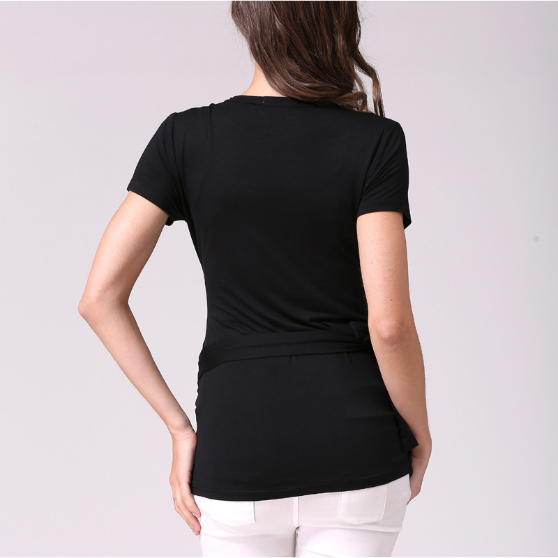 Ljetna odjeća za trudnice kratkih rukava Top za dojenje Soild Tees Odjeća za trudnice Majica za trudnice