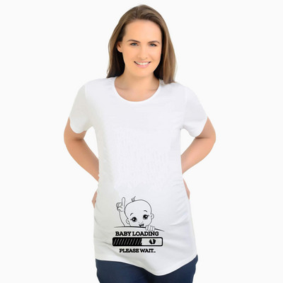 Új európai és amerikai egyszerű kismama viselet nyári angol ábécé nyomdai környakú nagy méretű rövid ujjú póló