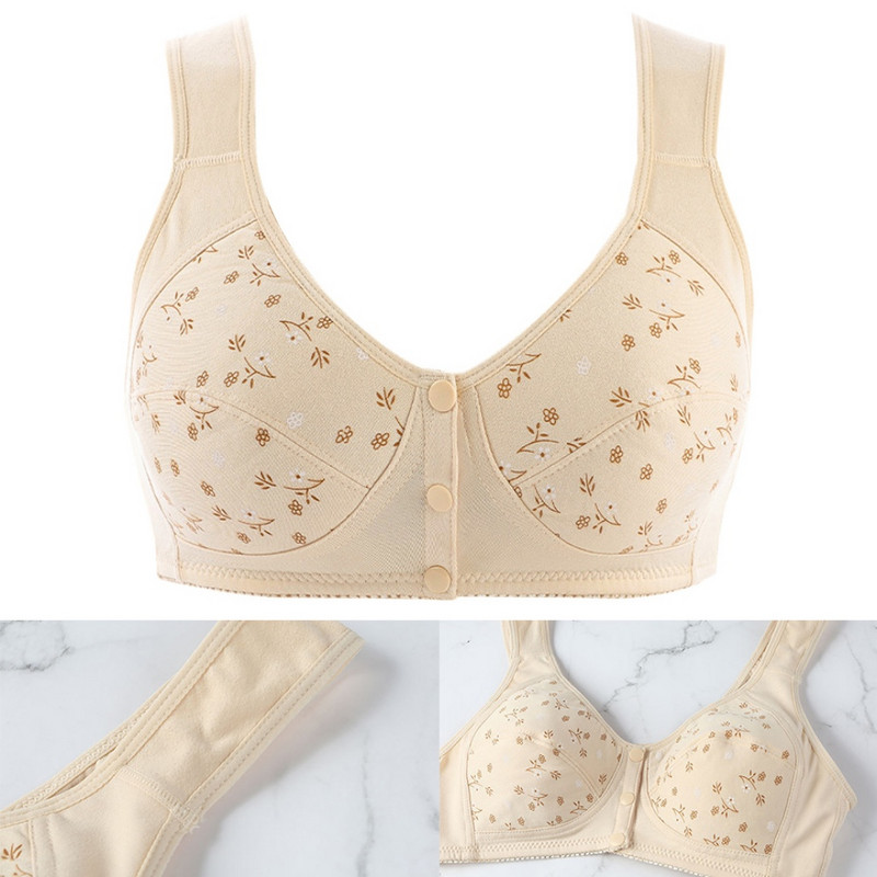Prinditud esipandlaga rinnahoidja rinnahoidja rinnahoidja rinnahoidja toitmisriiete jaoks rasedatele Pehme rasedate naiste aluspesu