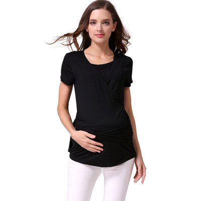 Odjeća za trudnice kratkih rukava Top trudnička odjeća za trudnice Majica za dojenje Odjeća za dojenje
