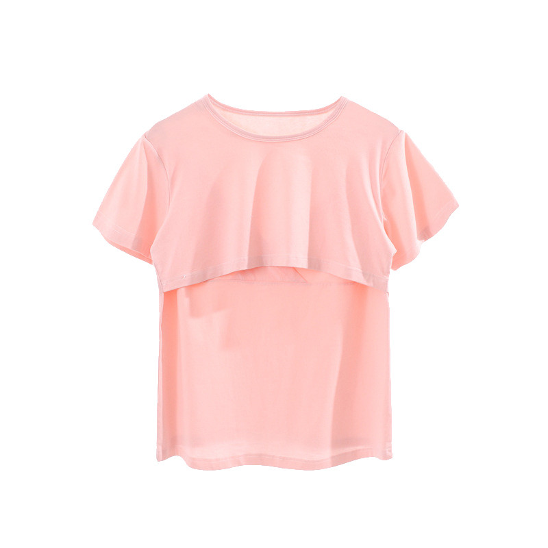 Raseduse suvetopid Naiste rasedus, vabaaja lühikeste varrukatega imetamistopsid Naiste T-särk Tuunika rinnaga toitmiseks Uued ema riided