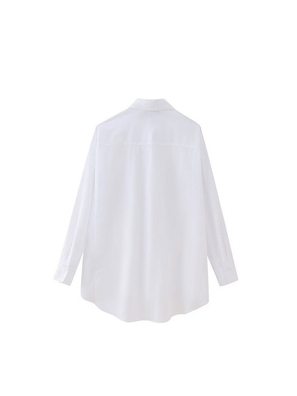 TELLHONEY naiste moodne reväärkrae, üherealine taskutega pluusid, naiste vabaaja pikkade varrukatega neetidega kaunistussärk