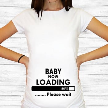 Pregnancy Stretch T Twins Tshirts Now Loading Please Wait Αστείο δώρο μωρού Δώρο για εγκυμοσύνη Καλοκαιρινό κοντομάνικο πουκάμισο