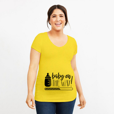 Grūtniecība Stretch T krekls Twins Now ielādē, lūdzu, uzgaidiet Smieklīga dāvana mazulim Dāvana grūtniecēm Vasaras krekli ar īsām piedurknēm