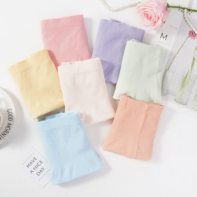 Odjeća za trudnice Ženske gaćice visokog struka s volanima Udobne prozračne gaćice Jednobojne bešavne gaćice za trudnice