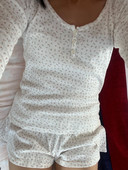 Vintage cvjetni 2-dijelni kompleti pidžama Fairy Cottage Majica dugih rukava Kratke hlače 90-ih Kawaii Harajuku Salonske odjeće Kućna odijela Odjeća za spavanje