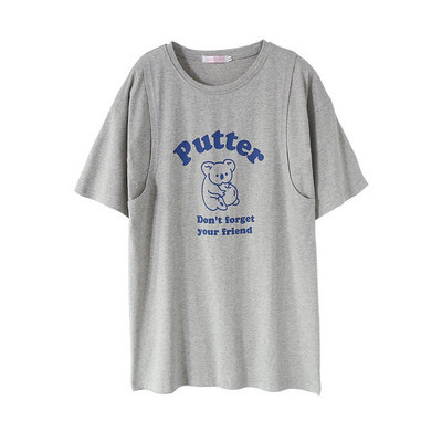 Majica kratkih rukava za trudnice i dojilje, ležerna majica kratkih rukava, majica za dojenje, ljetna bluza za trudnice Y2k majica