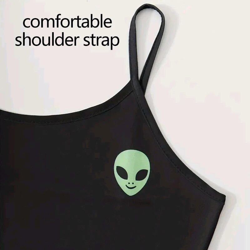 Naiste pidžaamad magamisriided pidžaamakomplekt Sport Camisole ja lühikesed püksid SML Must tähistaevas Multifilm Prindi Ventilate Casual