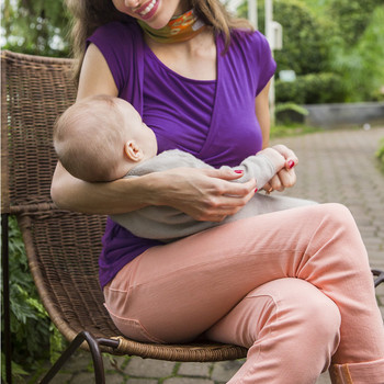Νέα μπλουζάκια εγκυμοσύνης Άνετα γυναικεία κοντομάνικα μπλουζάκια θηλασμού για θηλασμό μπλουζάκι για έγκυες γυναίκες έγκυες μαμά