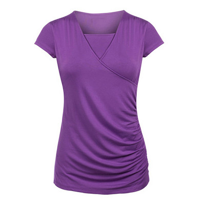 Jauni sieviešu topi grūtniecēm, ērts barošanas krekls ar īsām piedurknēm T-krekls grūtniecēm, grūtniecība, sieviešu apģērbs, mamma