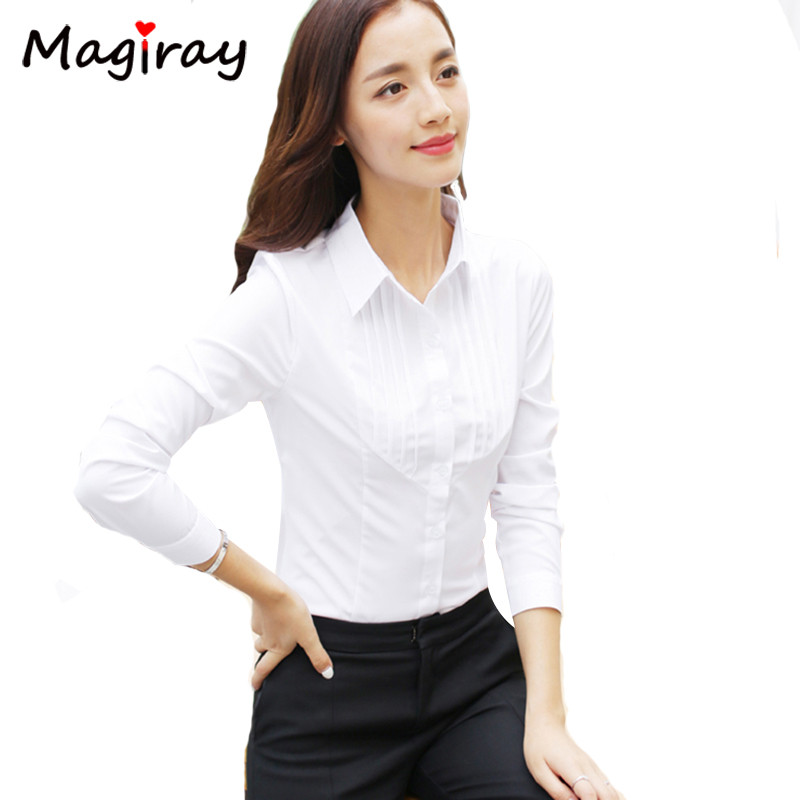 Mgiray pikkade varrukatega roosa must valge pluus Naiste suvetöö kontor LADY OL Plisseeritud Harajuku Vintage õhuke särk Feminina Top 255